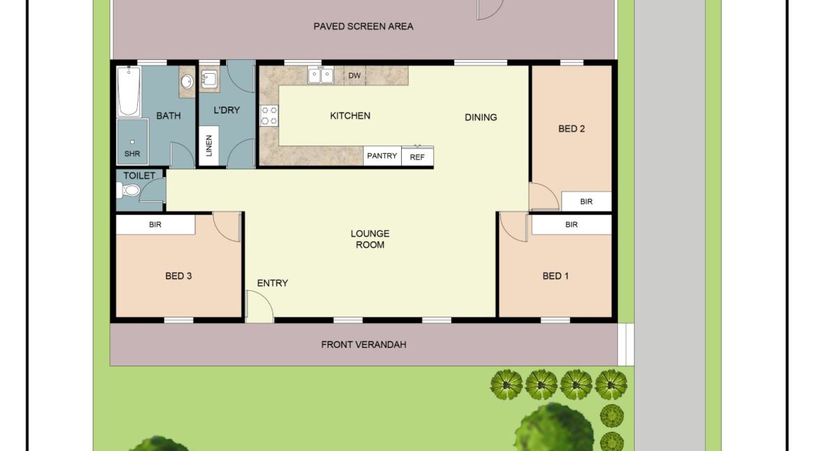 Floor and siteplan